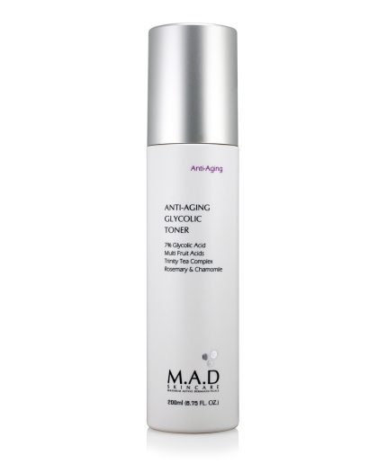 Тоник с 7% гликолевой кислотой, предотвращающий старение кожи/Anti Aging Glycolic Toner MAD, 200 мл