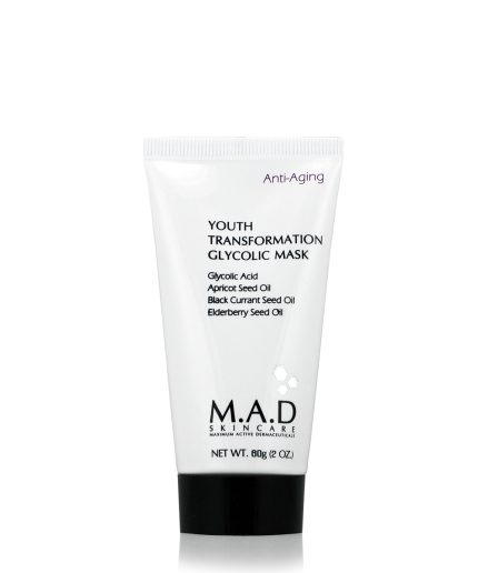 Омолаживающая маска с гликолевой кислотой/Youth Transformation Glycolic Mask MAD, 60 гр