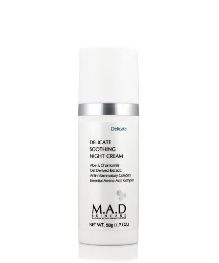 Успокаивающий ночной крем для ухода за чувствительной кожей/Delicate Soothing Night Cream MAD, 50 гр