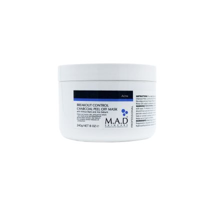 Отшелушивающая маска-пленка с углем/Breakout control charcoal peel off mask MAD, 240 гр
