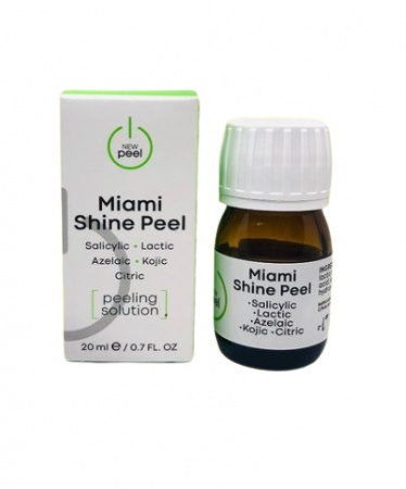 Омолаживающе-отбеливающий пилинг Mini/Miami Shine Peel New peel, 20 мл