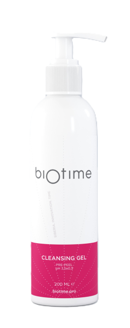 Гель для умывания предпилинговый PrePeel pH 3.5 BIOTIME, 200 мл (дозатор)