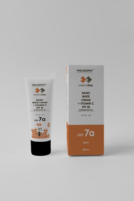 Отбеливающий нано крем с Витамином С и SPF30/Step 7a MELANOSTOP PHILOSOPHY, 100 мл