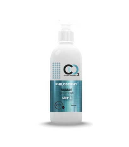 Щелочной гель-проводник для оксигенации кожи/СO2 OXYGEN SATURATION bubble gel-mask PHILOSOPHY, 500мл