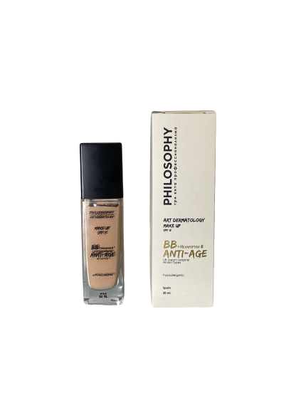 BB крем с аргирелином антивозрастной в стекле/Art Dermatology ВВ PHILOSOPHY, 30 мл