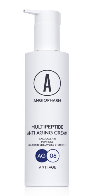 Мультипептидный омолаживающий крем ANGIOPHARM, 200 мл