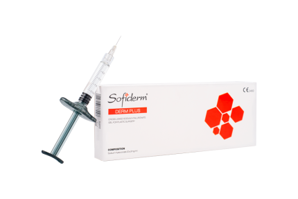 Имплант на основе ГК Sofiderm DERM PLUS, 1 мл