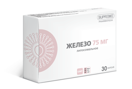 БАД ЛИПОСОМАЛЬНОЕ ЖЕЛЕЗО Supreme, 30 капсул