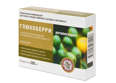 БАД Глюкоберри Supreme, 60 капсул