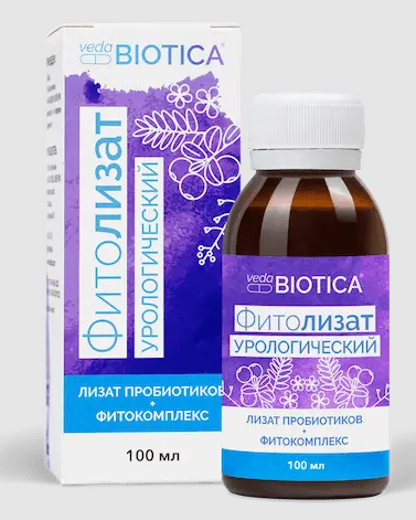 Пищевой концентрат "ФитоЛизат Урологический" VedaBiotica, 100 мл