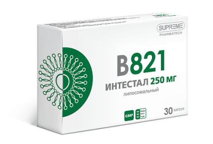 БАД В-821 ИНТЕСТАЛ Supreme, 30 капсул