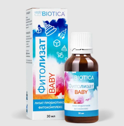 Пищевой концентрат "ФитоЛизат Вaby" VedaBiotica, 30 мл