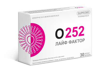 БАД O-252 ЛАЙФ ФАКТОР Supreme, 30 капсул
